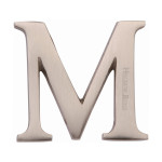 M Marcus Heritage Brass Letter M - Pin Fix 51mm